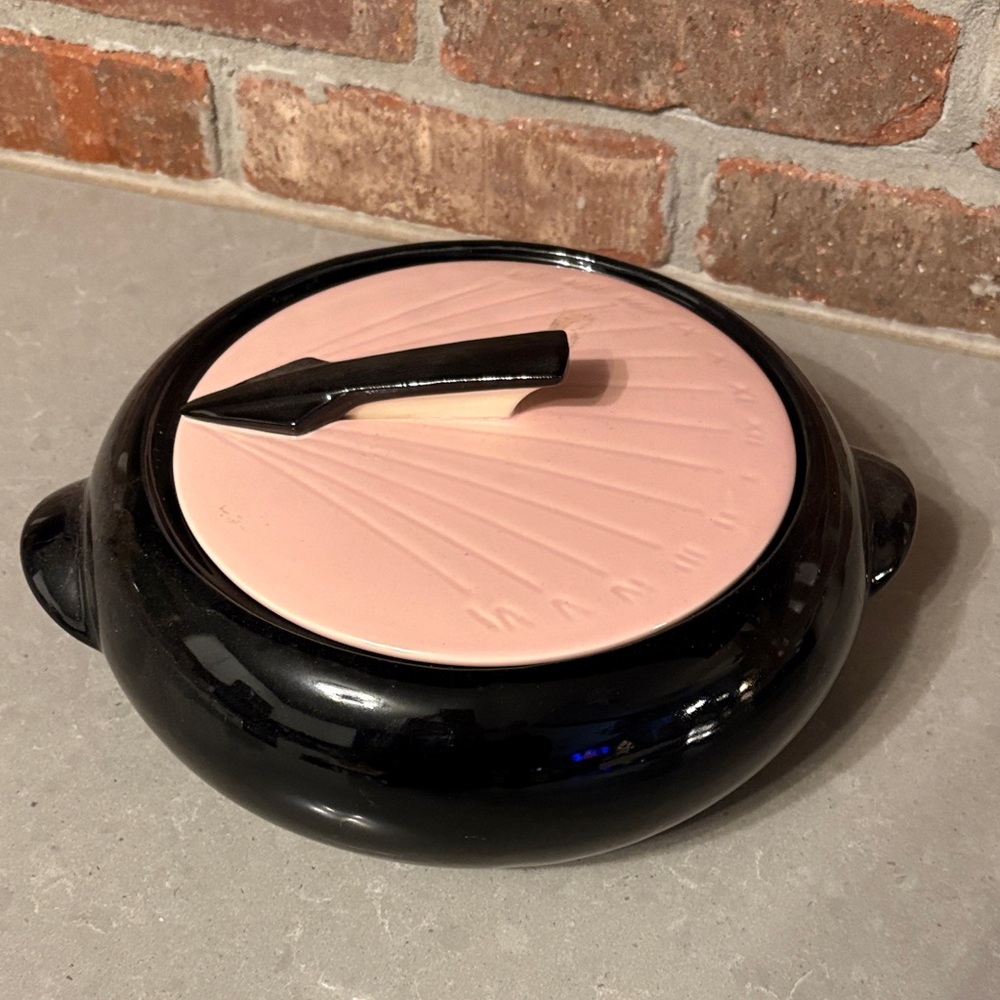 Kenwood Black and Pink Lidded Casserole